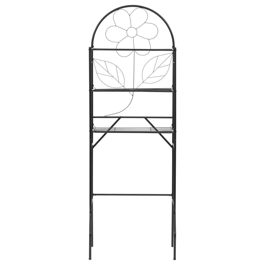 Baderomsstativ Svart 60X33X174 Cm