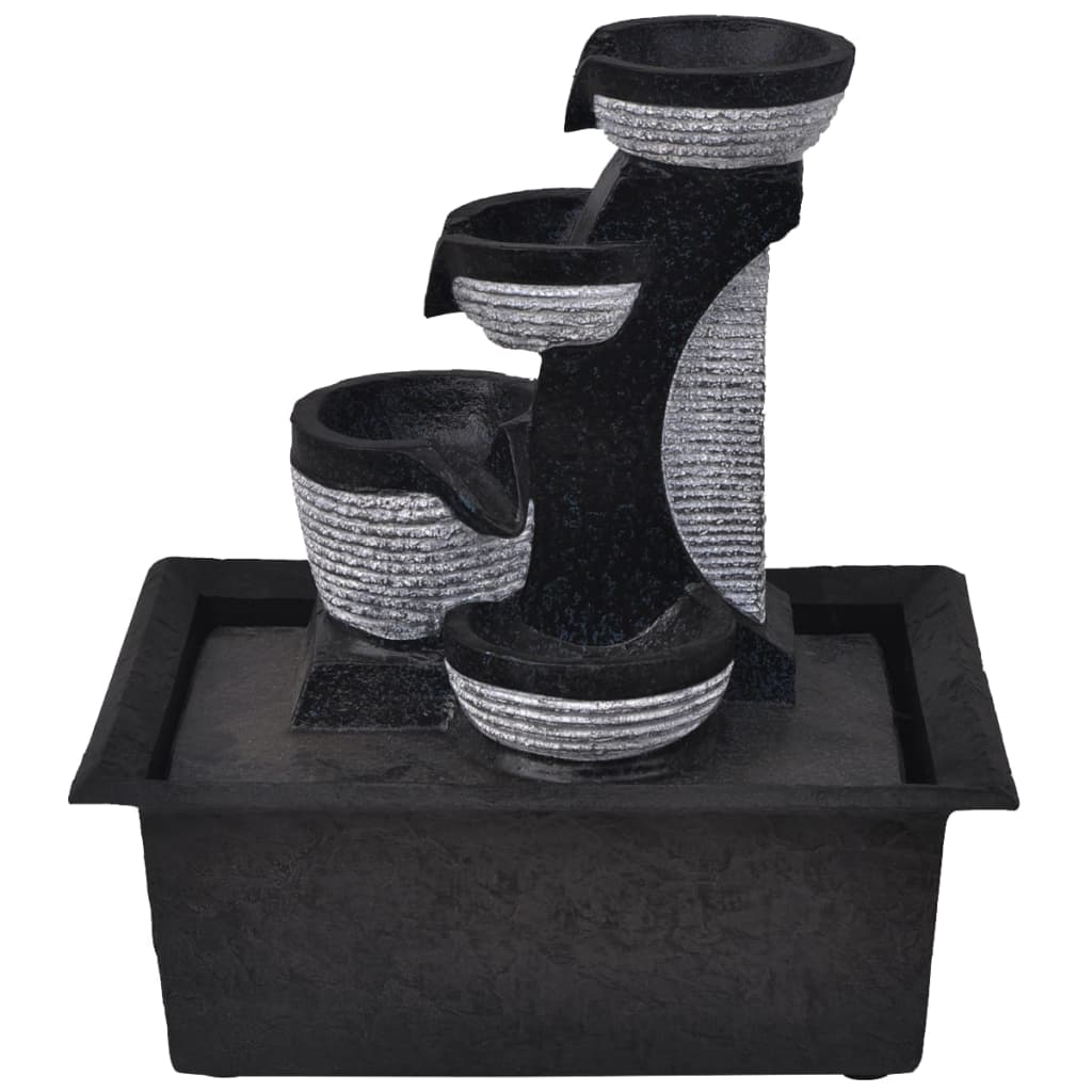 Innendørs Fontene Med Led Lys Polyresin