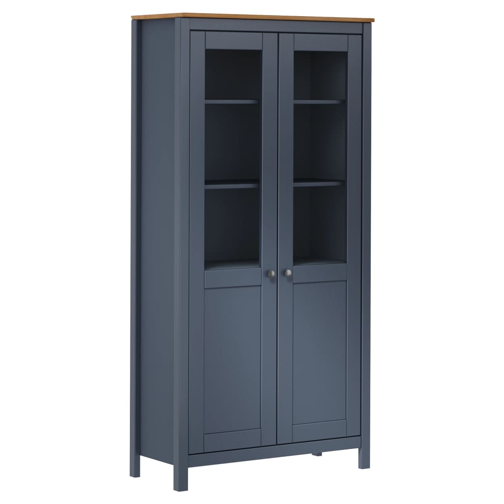 Highboard Hill Hvit 85X37X170,5 Cm Heltre Furu