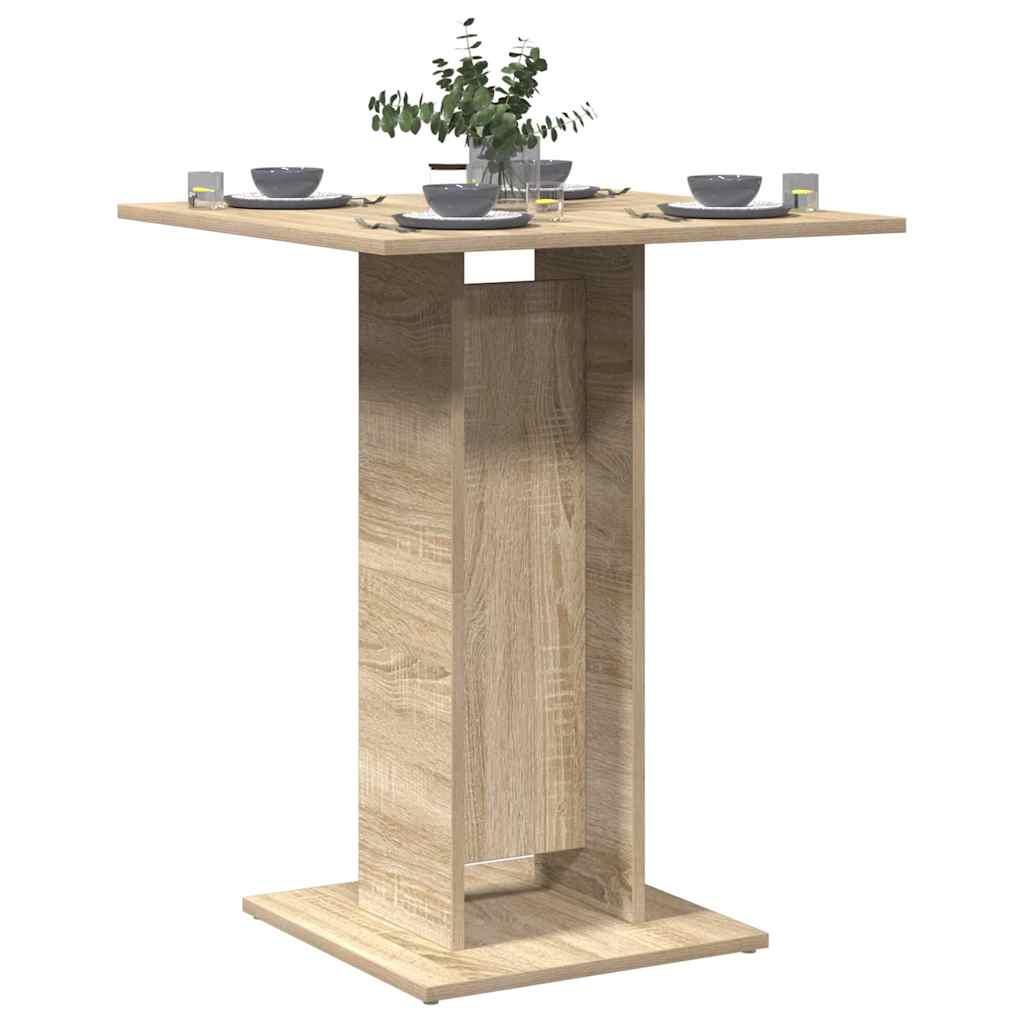 Bistrobord Sonoma Eik 60X60X75 Cm Konstruert Tre