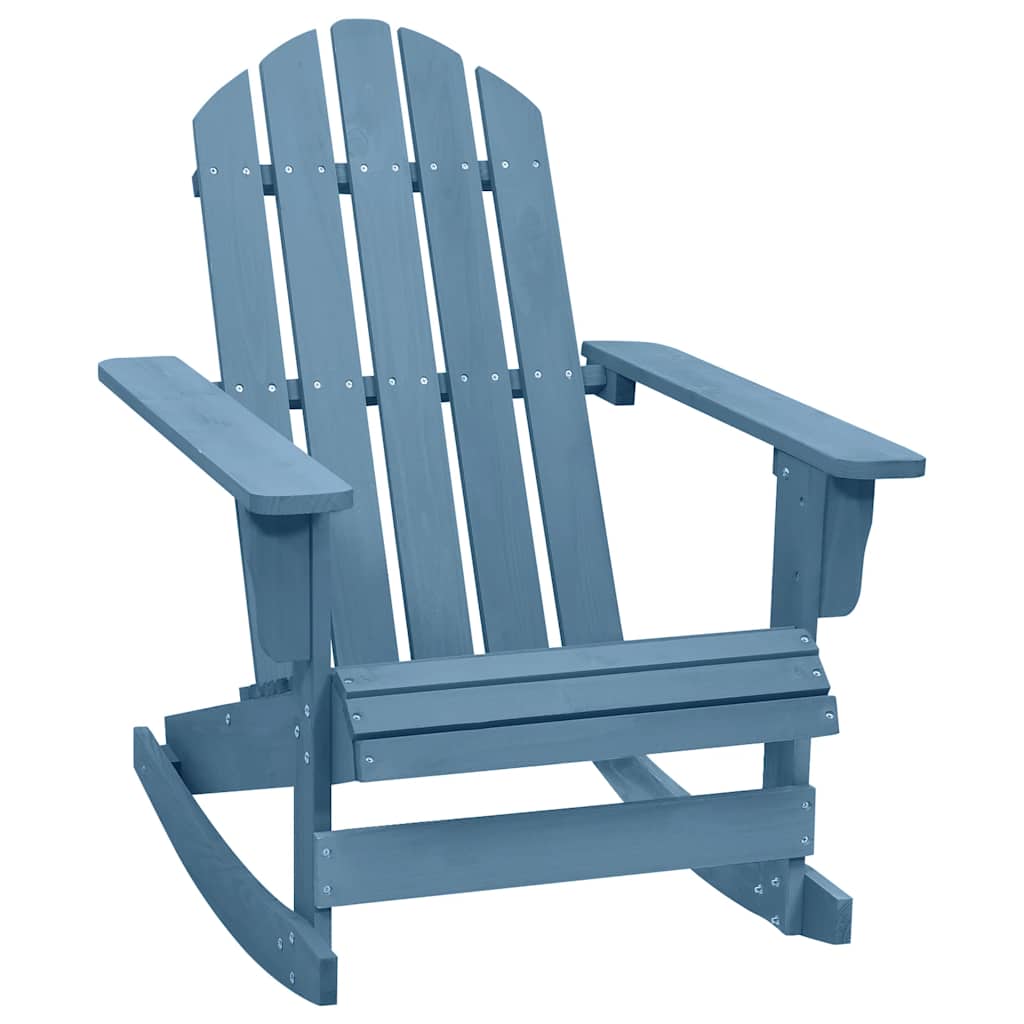 Adirondack Gyngestol For Hage Heltre Gran Blå