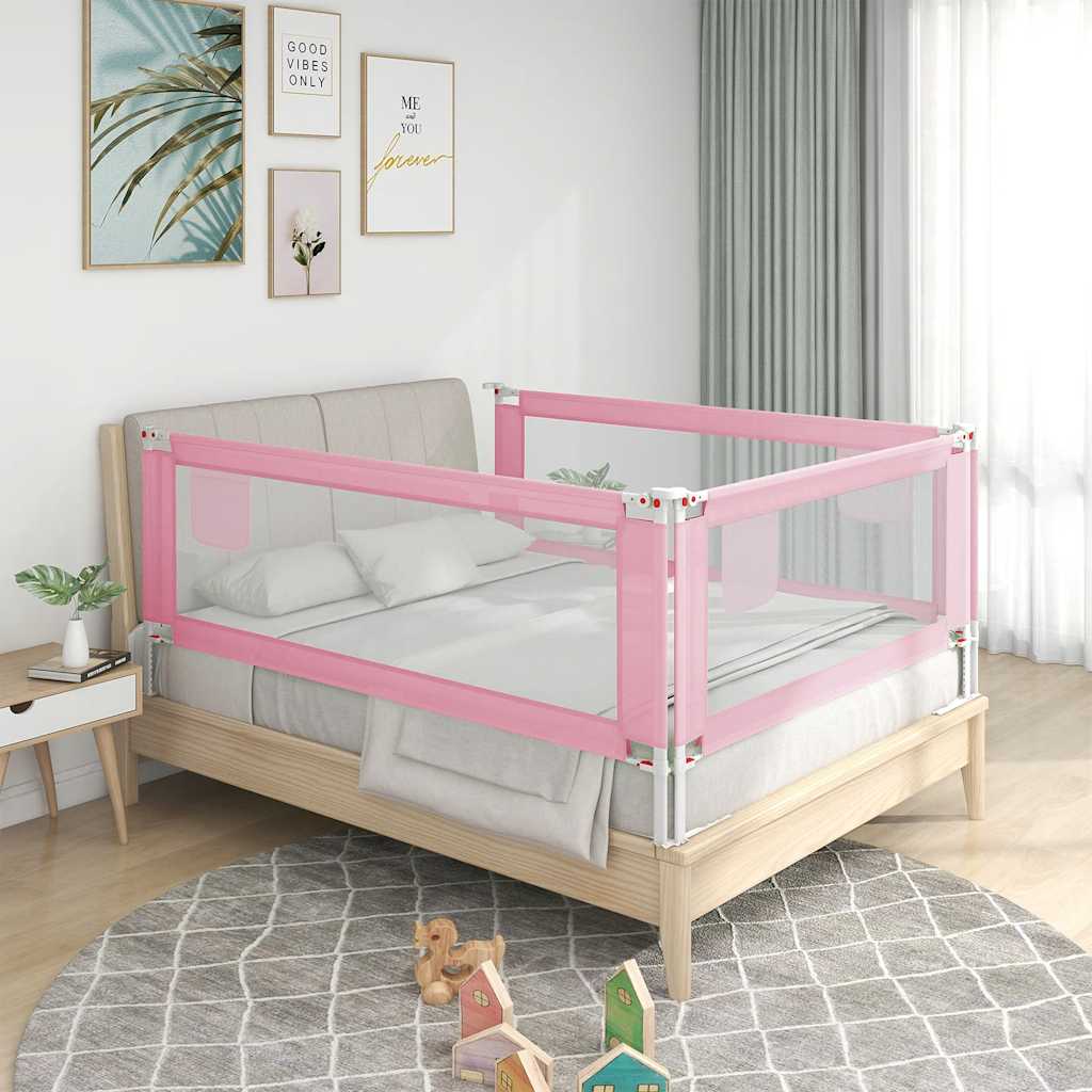 Sengehest Småbarn Rosa 120X25 Cm Stoff