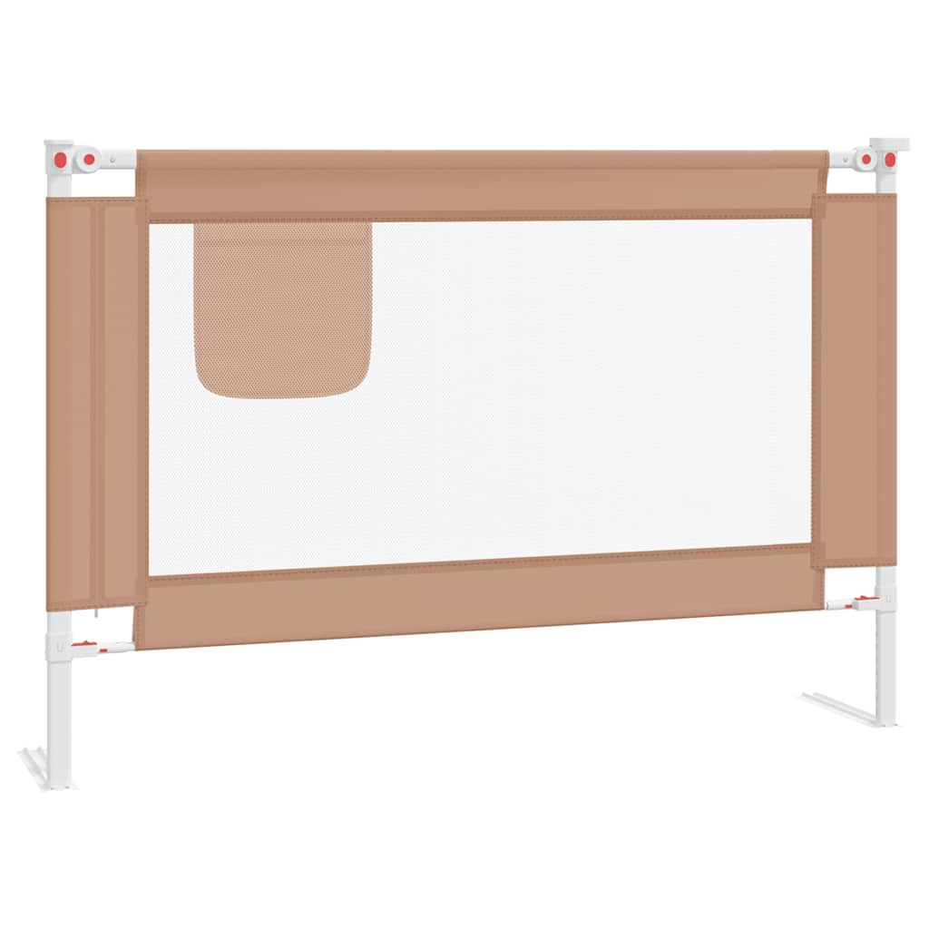 Sengehest Småbarn Gråbrun 100X25 Cm Stoff