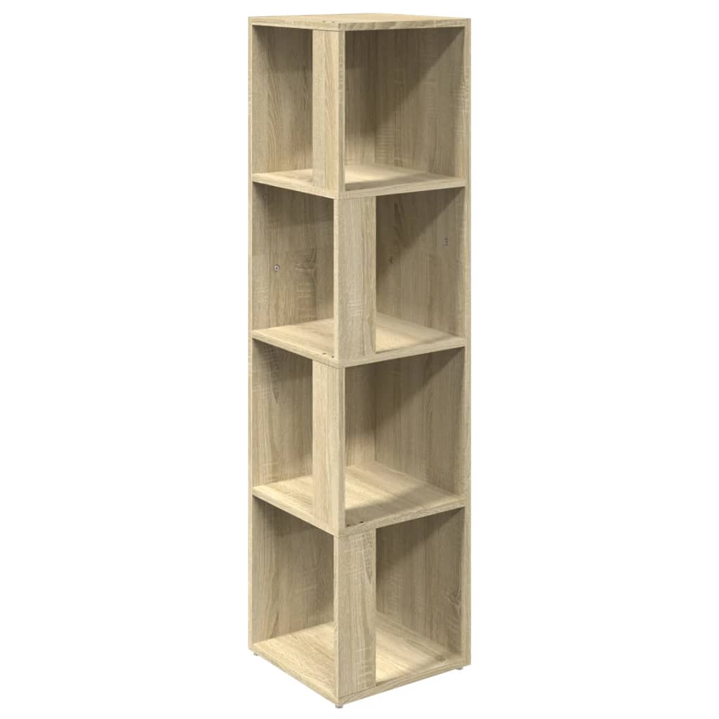Hjørneskap Sonoma Eik 33X33X132 Cm Konstruert Tre