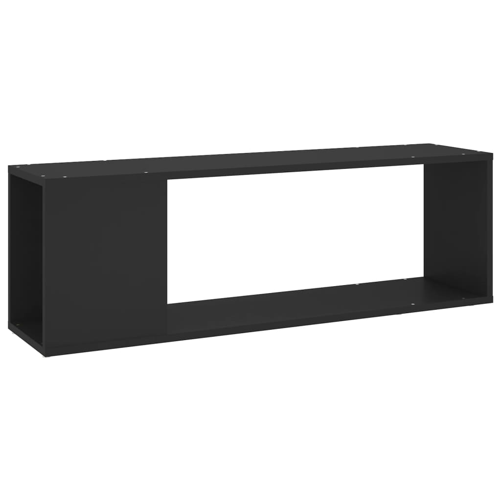 Tv-Benk Svart 100X24X32 Cm Konstruert Tre