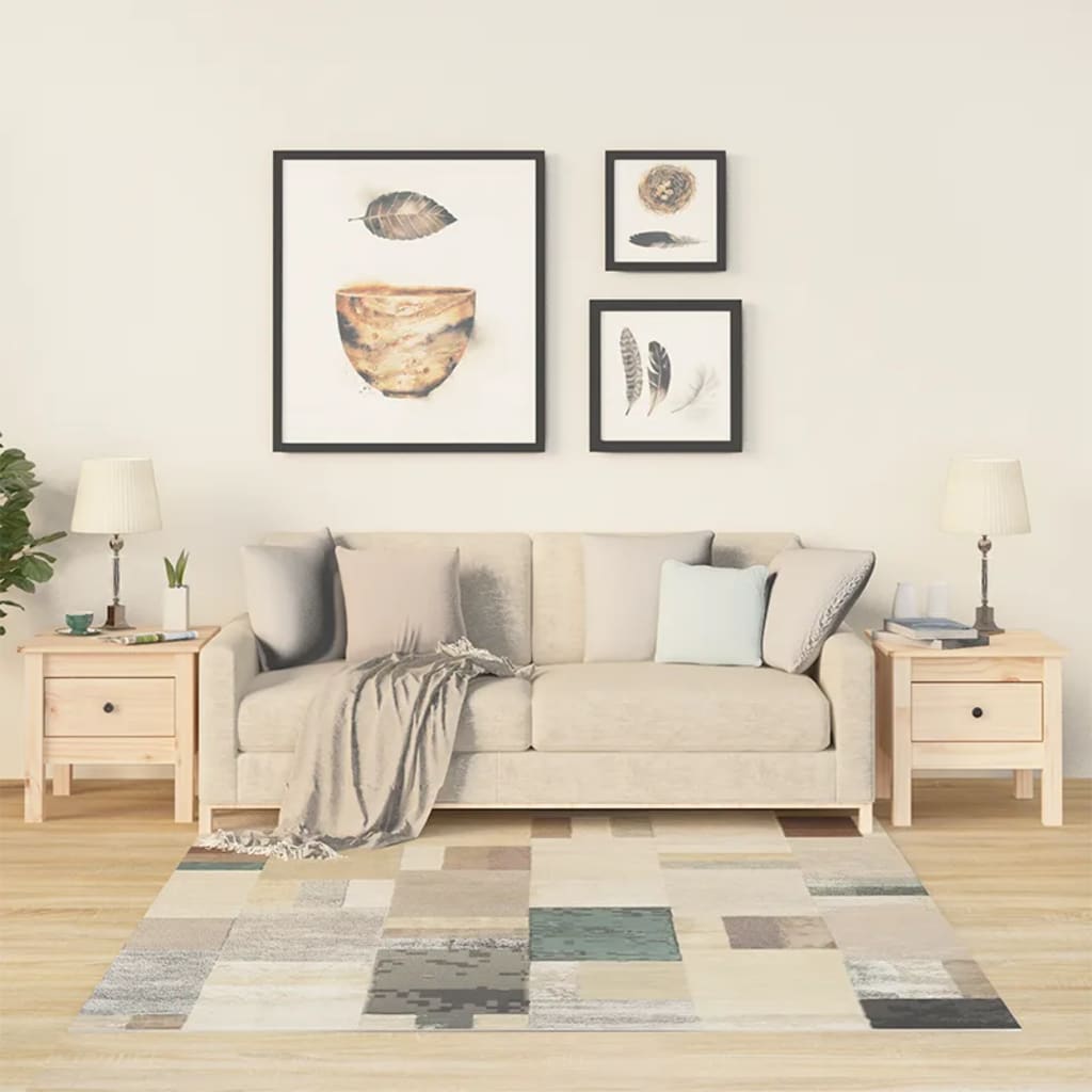 Sidebord 2 Stk 40X40X39 Cm Heltre Furu