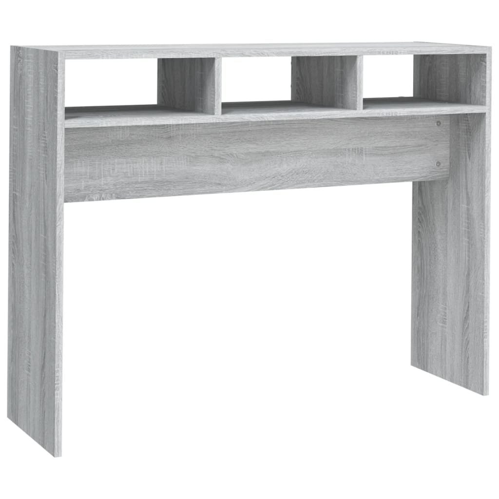 Konsollbord Grå Sonoma 105X30X80 Cm Konstruert Tre