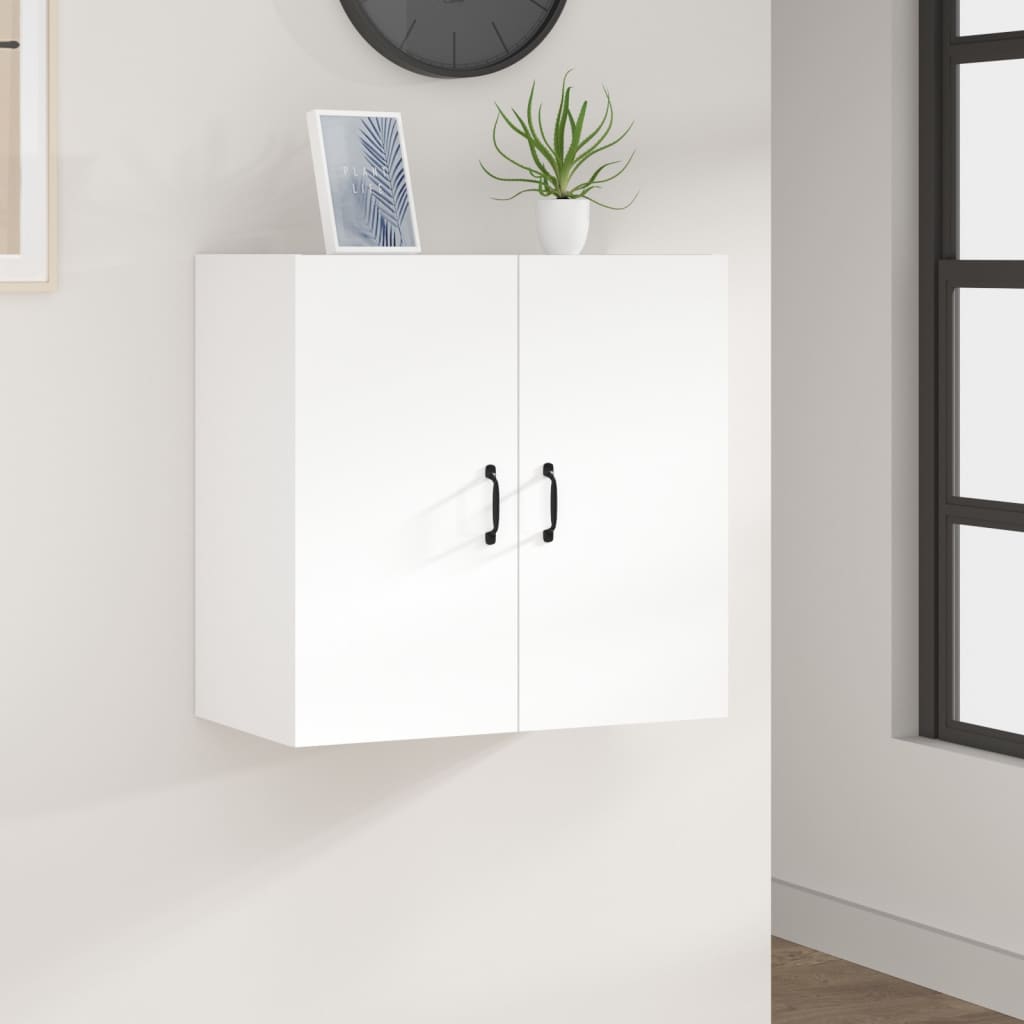 Veggskap Hvit 60X31X60 Cm Konstruert Tre