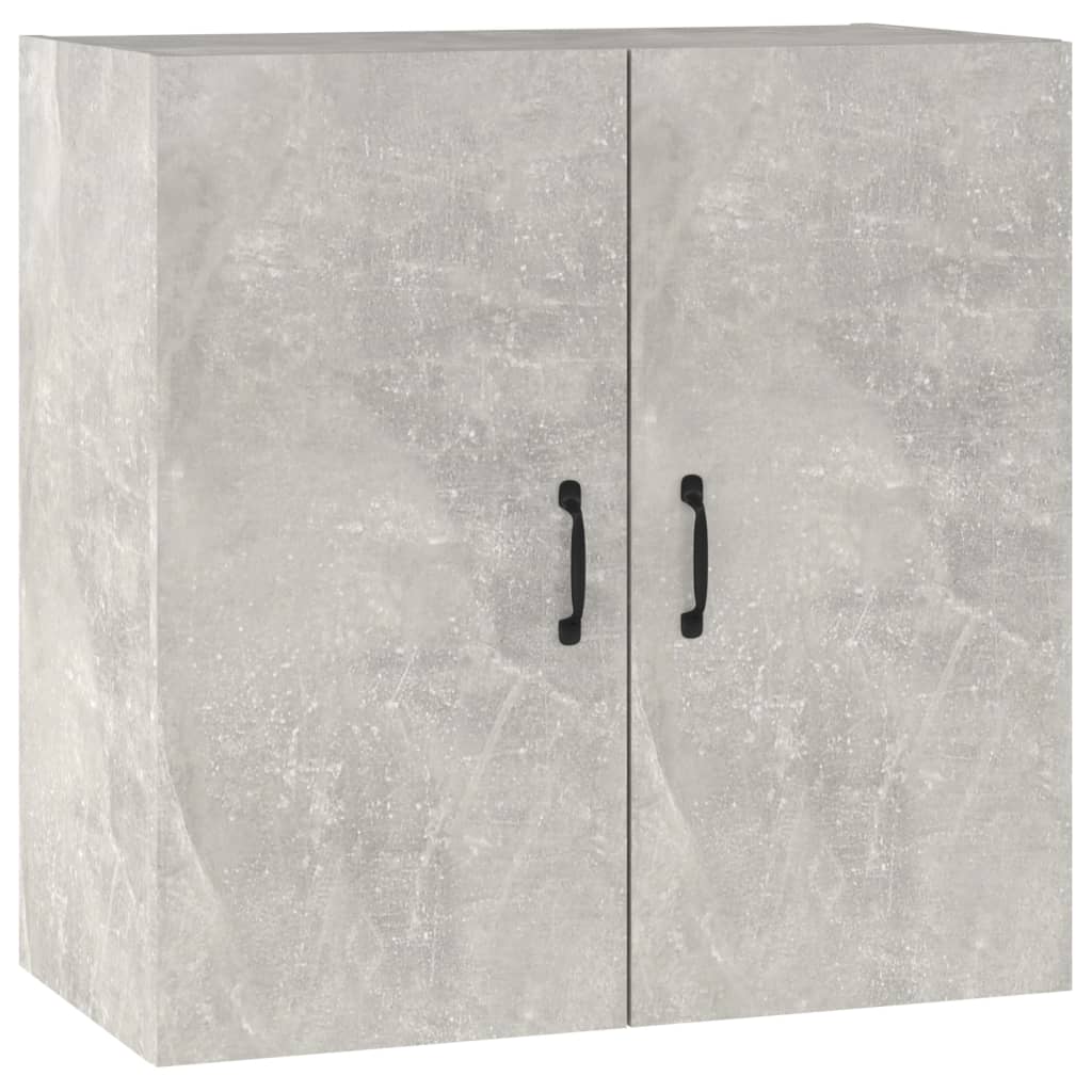 Veggskap Betonggrå 60X31X60 Cm Konstruert Tre