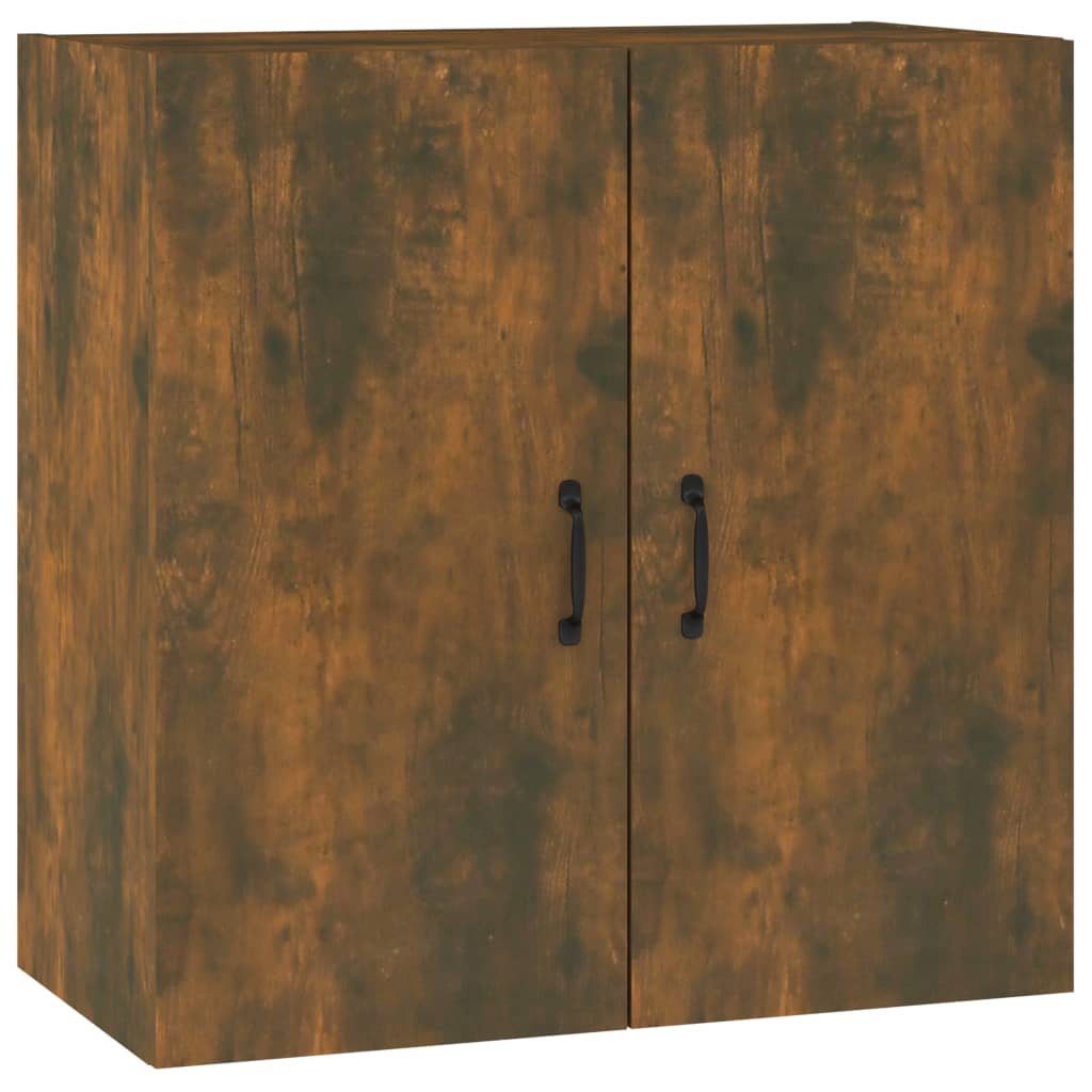 Veggskap Røkt Eik 60X31X60 Cm Konstruert Tre