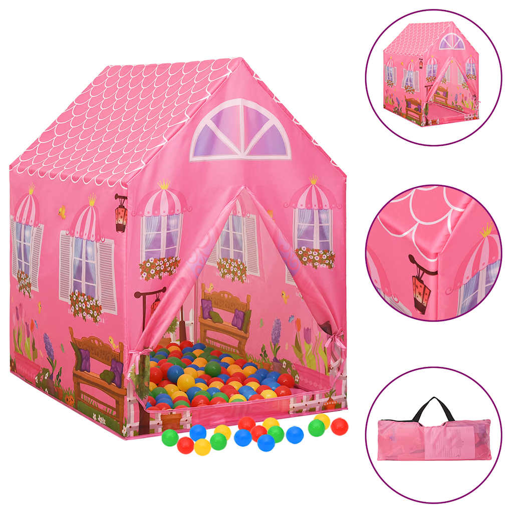 Leketelt For Barn Rosa 69X94X104 Cm