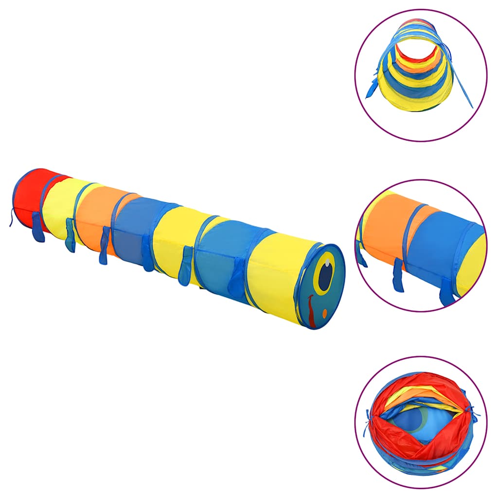 Leketunnel For Barn Flerfarget 245 Cm Polyester