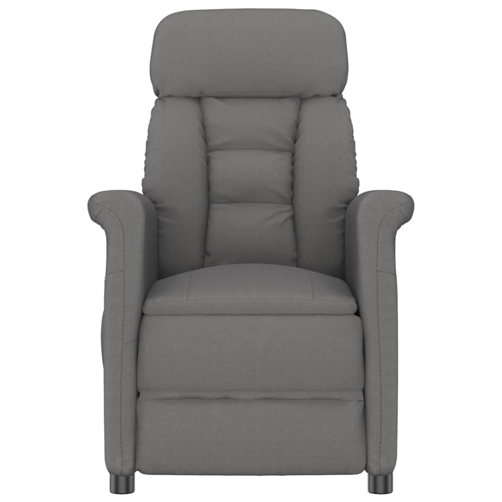 Recliner Stol Mørkegrå Mørke Grå 70,5 X 96,5 X 95 Cm Stoff
