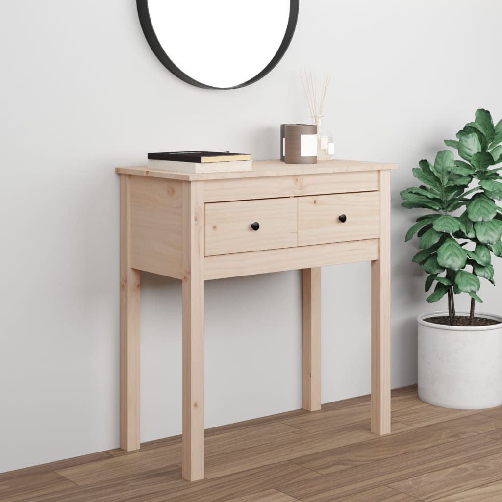 Konsollbord 70X35X75 Cm Heltre Furu