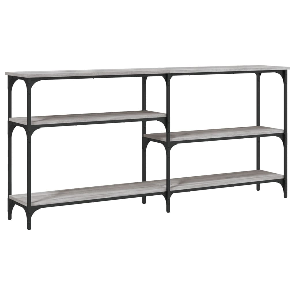 Konsollbord Grå Sonoma 160X29X75 Cm Konstruert Tre