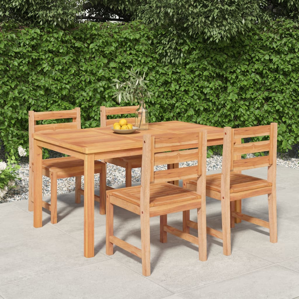 Hagespisegruppe 5 Deler Heltre Teak