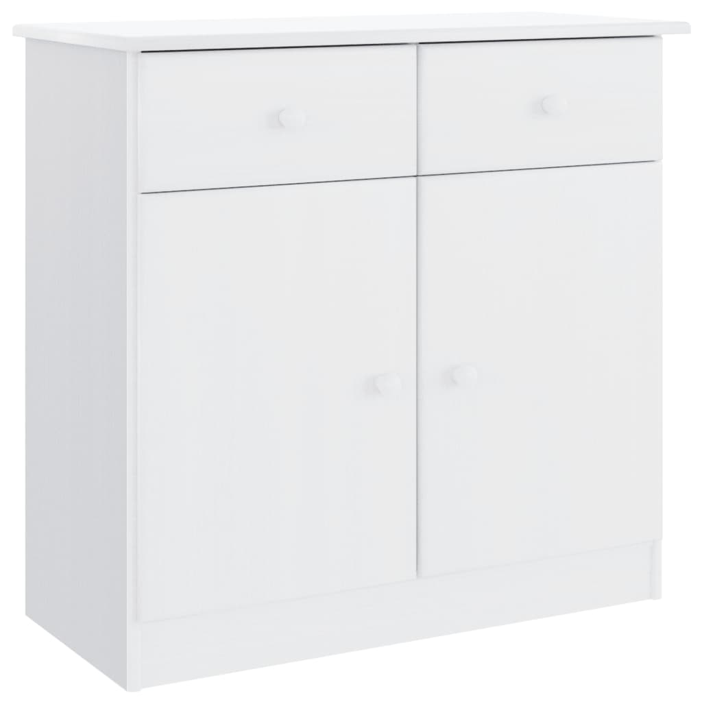 Skjenk Alta Hvit 77X35X73 Cm Heltre Furu