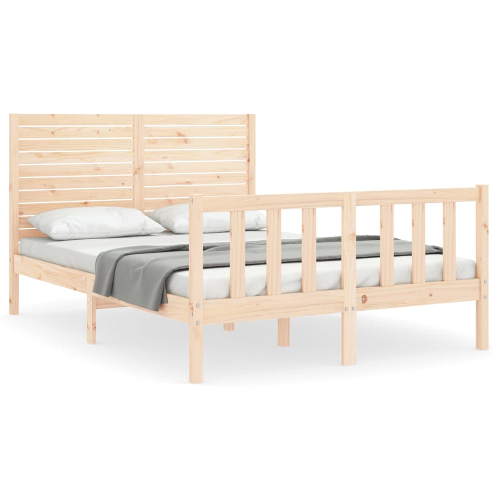 Sengeramme Uten Madrass 140X190 Cm Heltre Furu