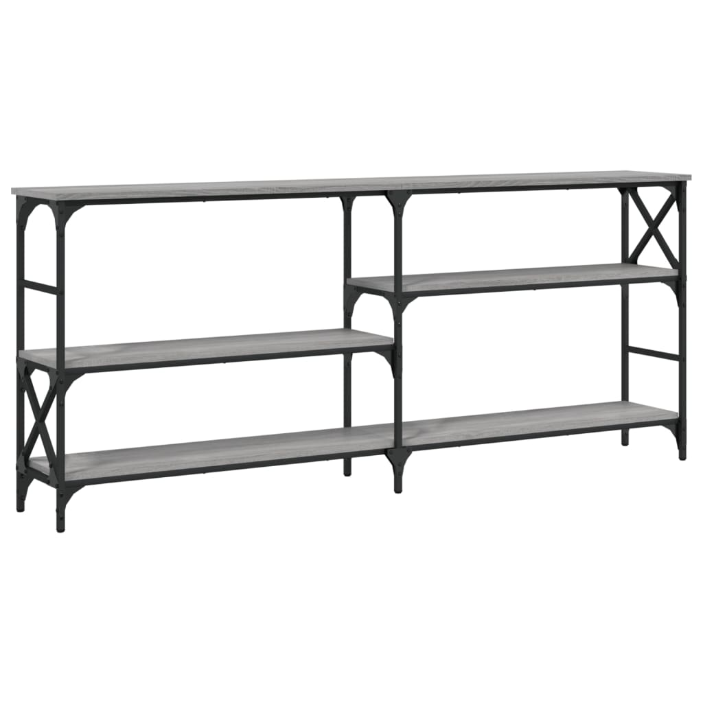 Konsollbord Grå Sonoma 180X29X76,5 Cm Konstruert Tre