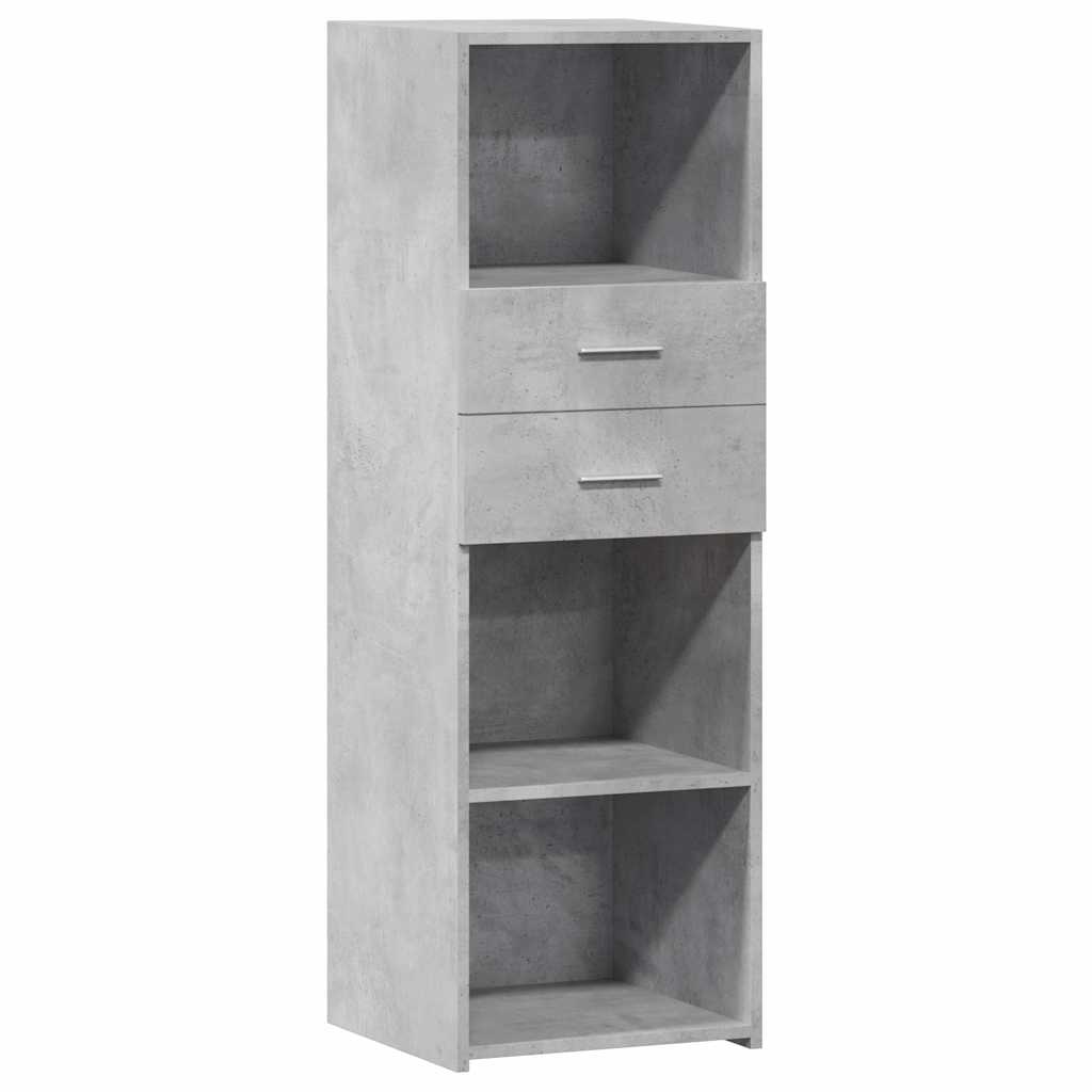 Hylle Betonggrå 40X42,5X124 Cm Konstruert Tre
