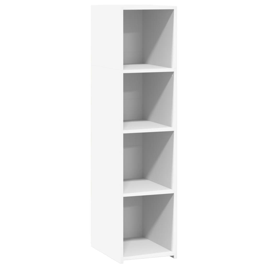 Hylle Hvit 30X41X124 Cm Konstruert Tre