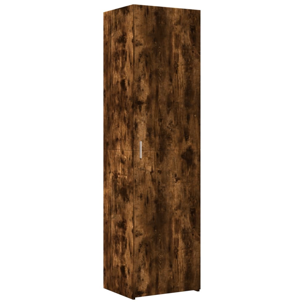 Hylle Røkt Eik 50X42,5X185 Cm Konstruert Tre
