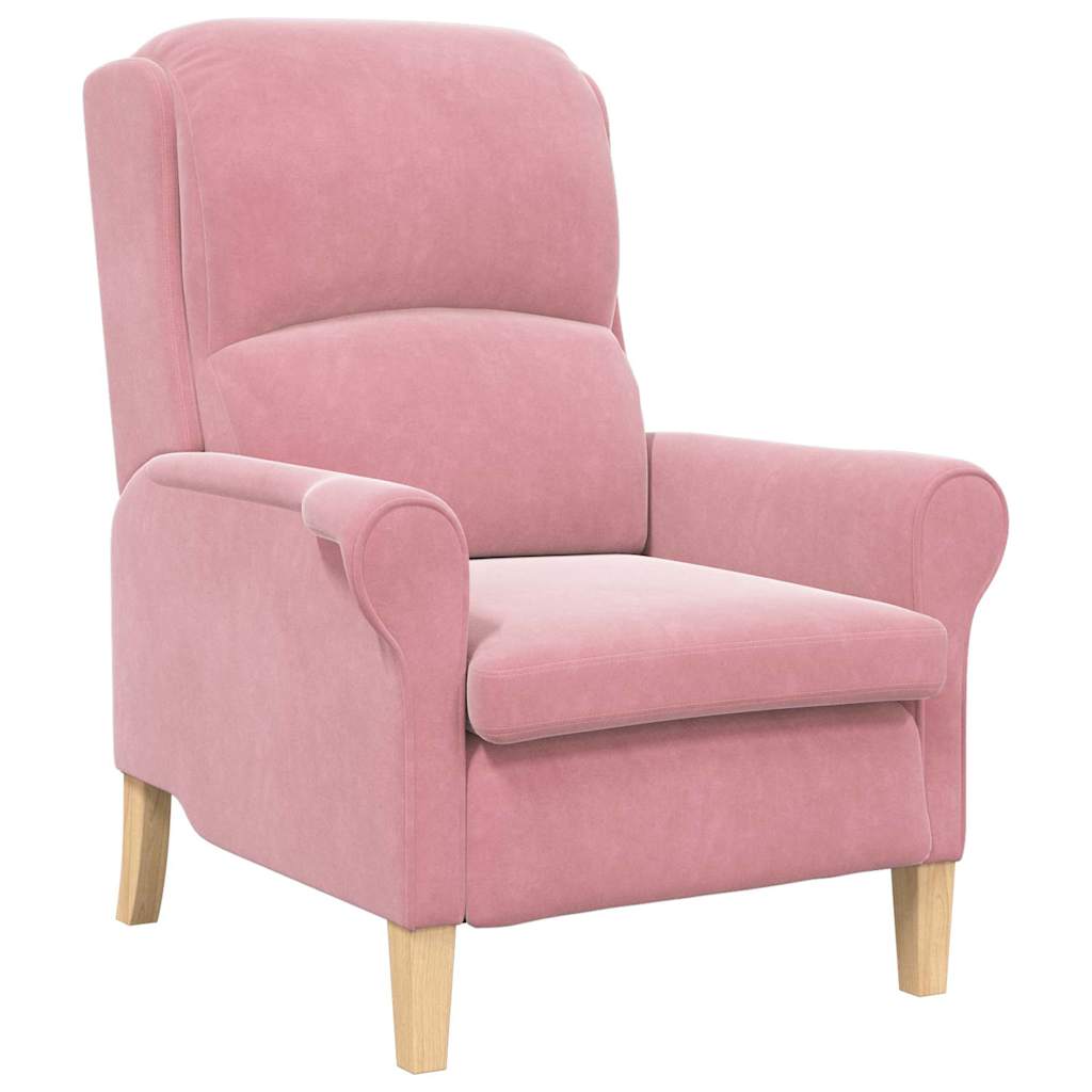Lenestol Rosa 76 X 94 X 102 Cm Fløyel