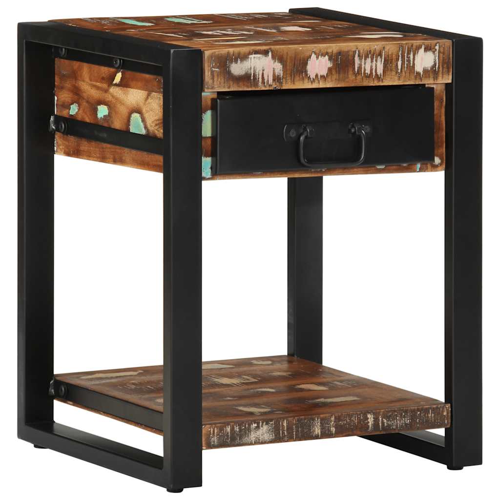 Sidebord Flerfarget 40X40X50 Cm Gjenvunnet Heltre