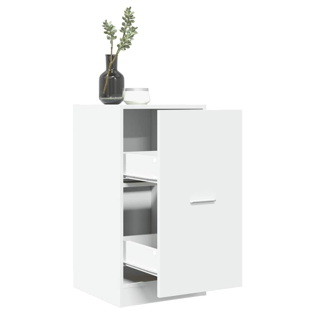 Apotekskap Hvit 40X41X77,5 Cm Konstruert Tre