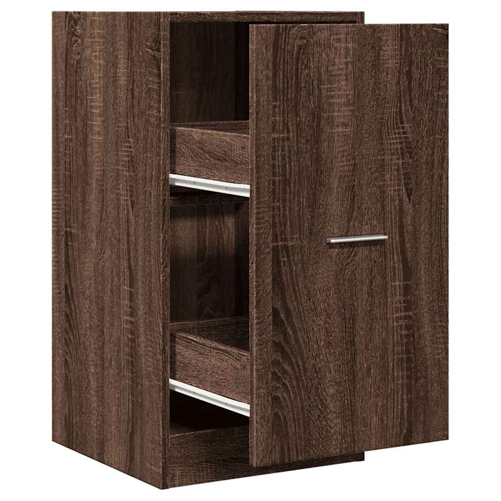Apotekskap Brun Eik 40X41X77,5 Cm Konstruert Tre