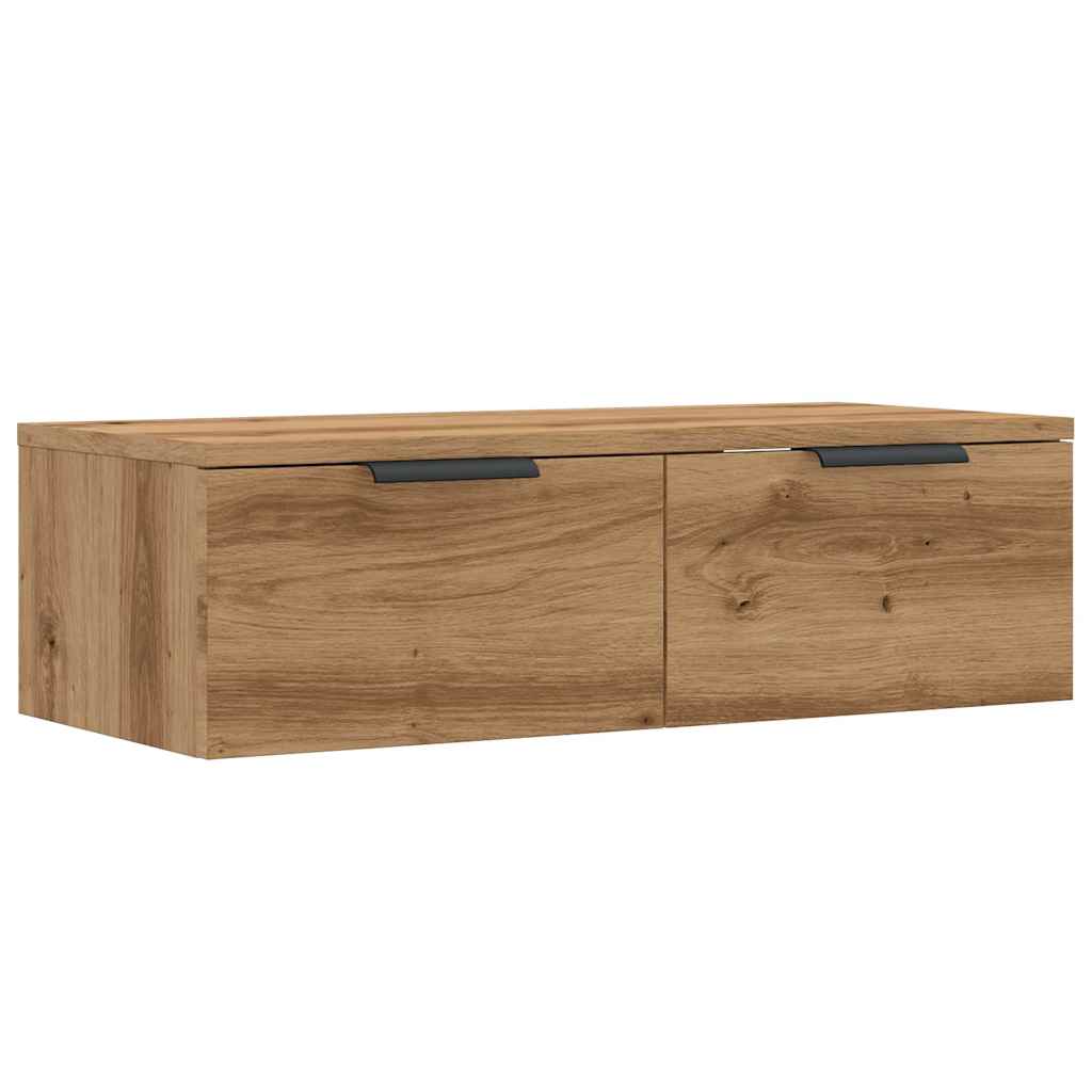 Veggskap Artisan Eik 68X30X20 Cm Konstruert Tre