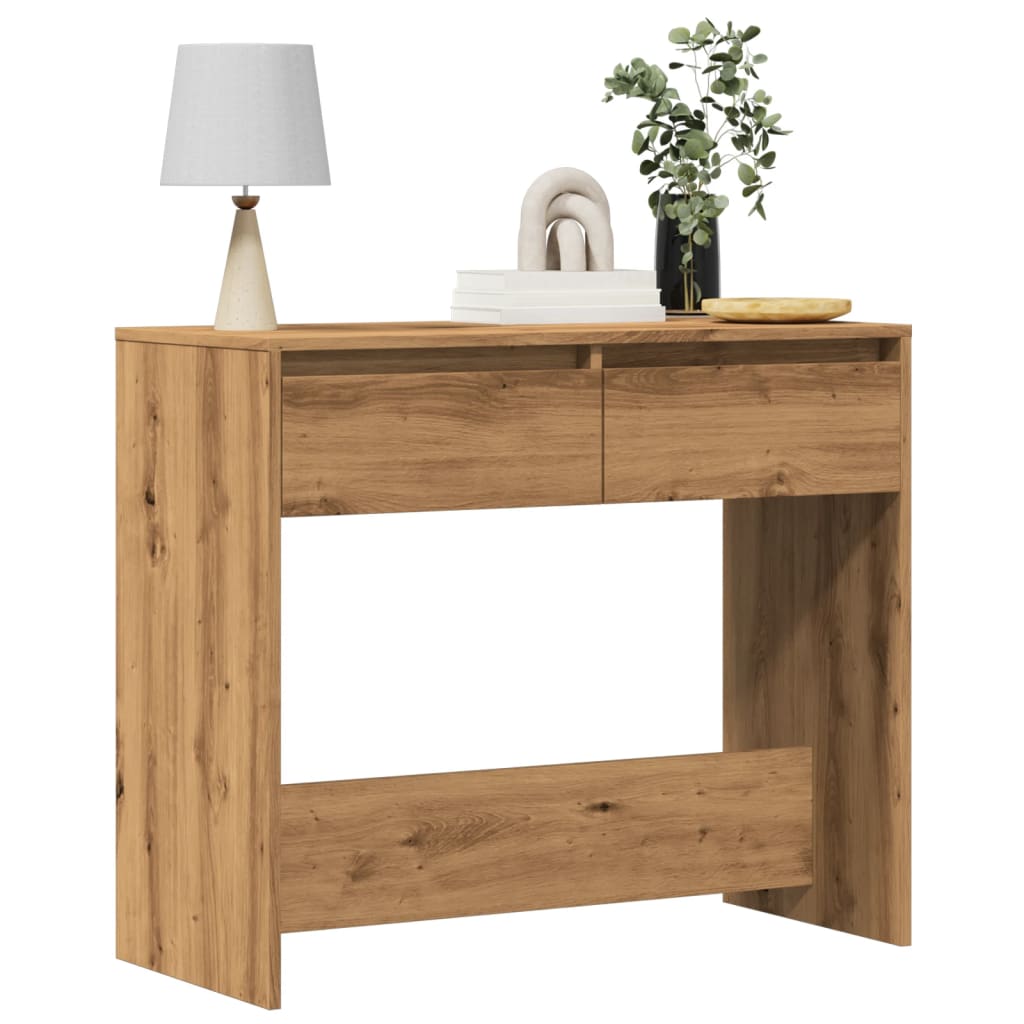 Konsollbord Artisan Eik 89X41X76,5 Cm Konstruert Tre