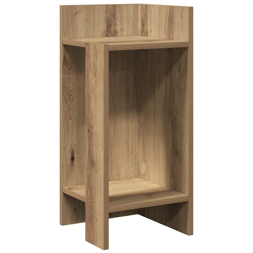 Sidebord Med Hylle Artisan Eik 25,5X27X60 Cm