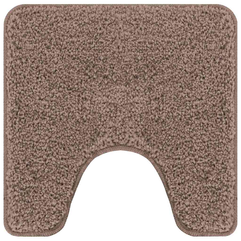 Antisklimatte Med Toalettutskjæring Brun 50 X 50 Cm Pp
