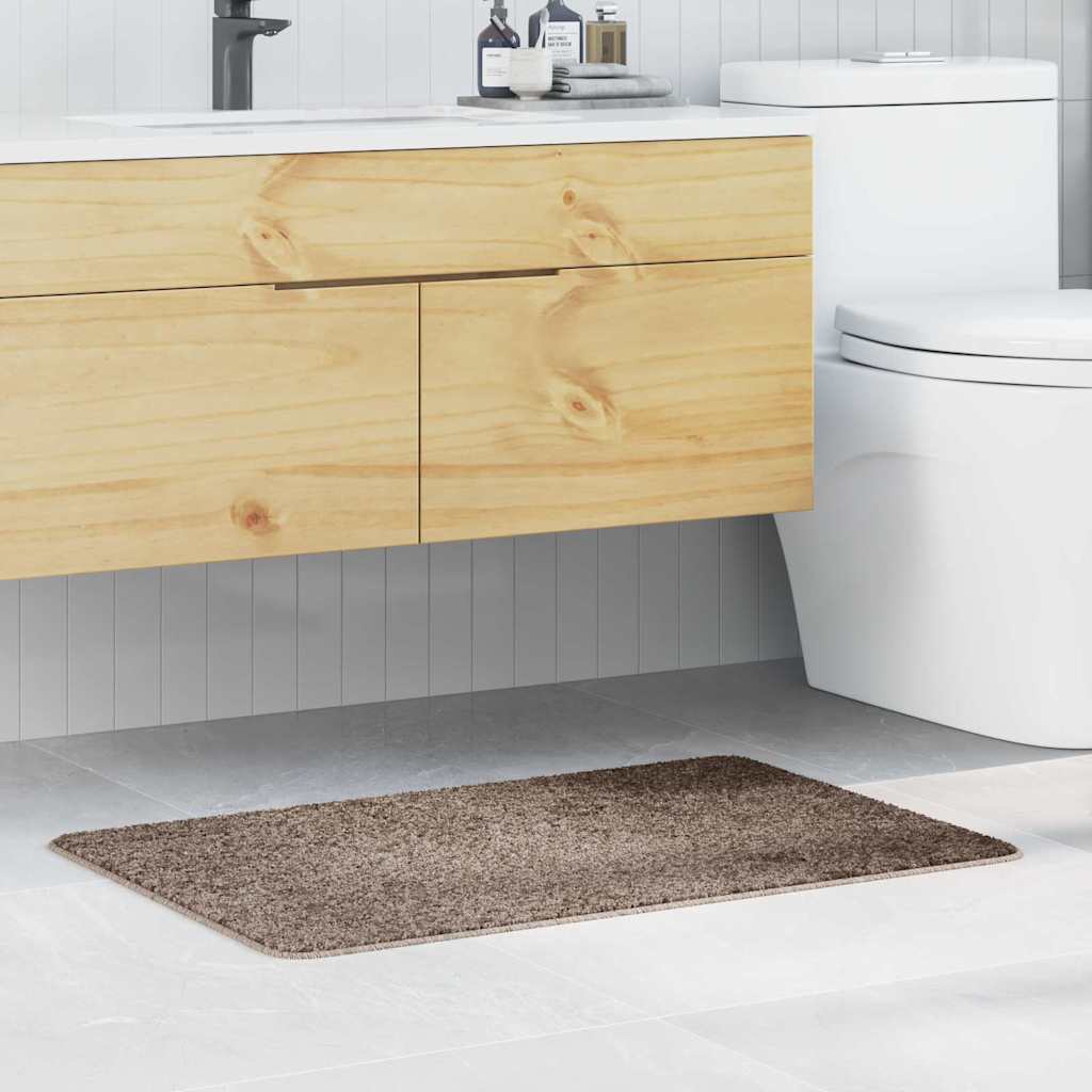 Anti-Skli Badematte Brun 60 X 90 Cm Pp