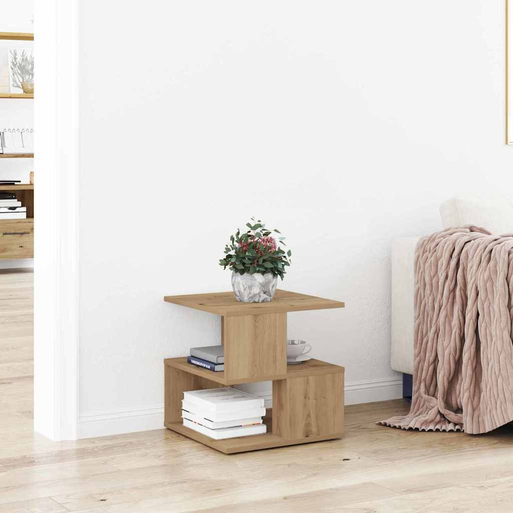 Sidetabell Artisan Eik 40 X 40 X 40 Cm Konstruert Tre