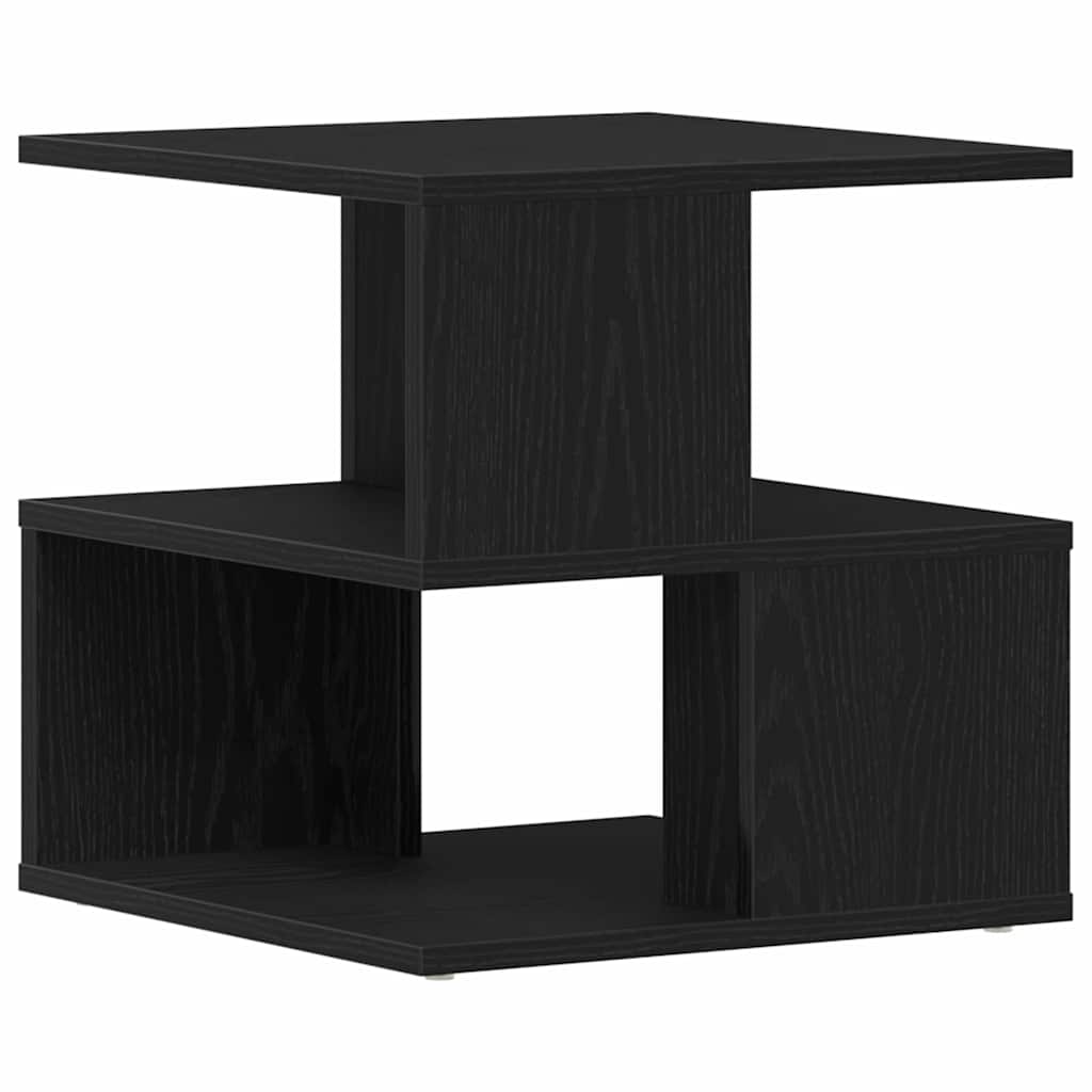 Sidetabell Svart Eik 40 X 40 X 40 Cm Konstruert Tre