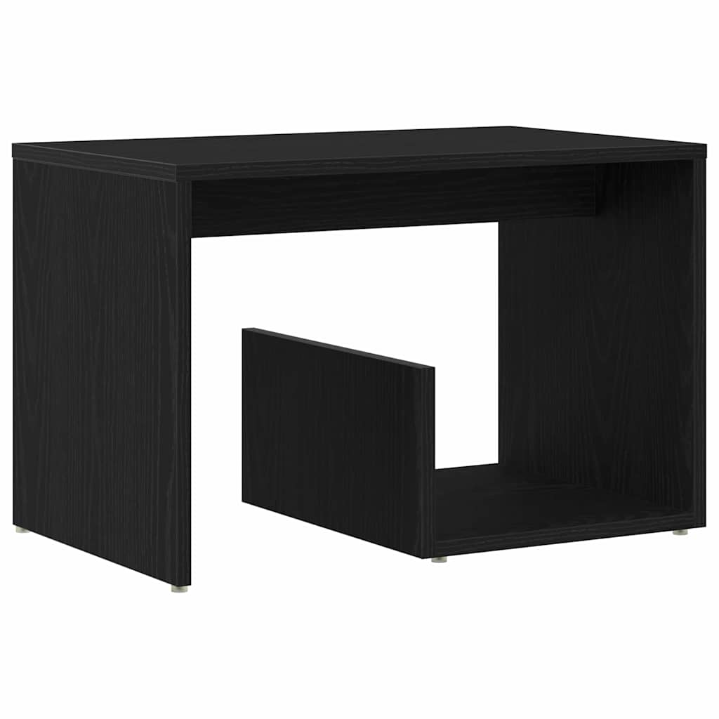Sidetabell Svart Eik 59 X 36 X 38 Cm Konstruert Tre