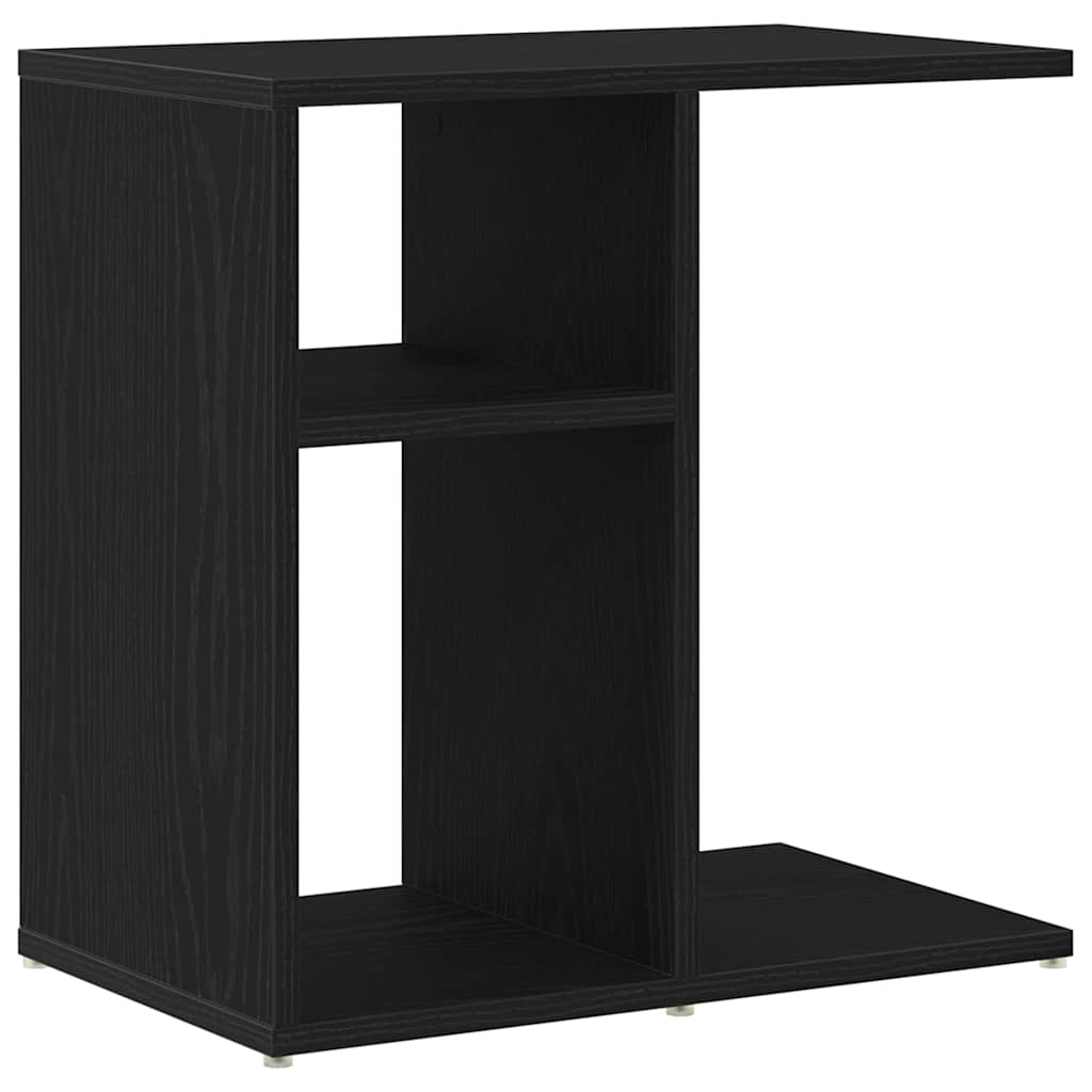 Sidetabell Svart Eik 50 X 30 X 50 Cm Konstruert Tre