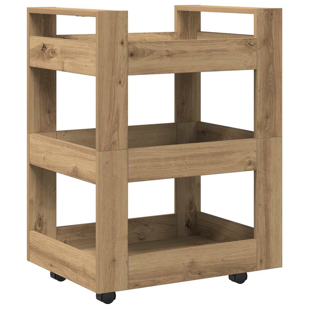 Kjøkkenvogn Artisan Eik 60 X 45 X 80 Cm Konstruert Tre