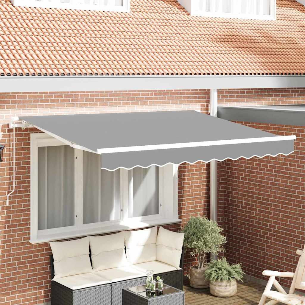 Markiseramme Hvit 3.5 X 2 M Metall