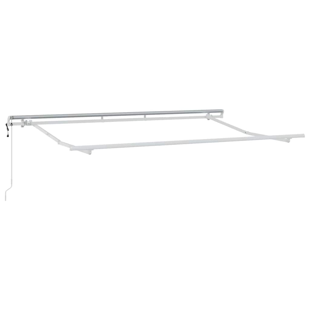 Markiseramme Hvit 3.5 X 2 M Metall