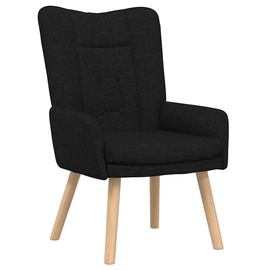 Avslappende Stol Svart 63 X 67 X 94 Cm Stoff