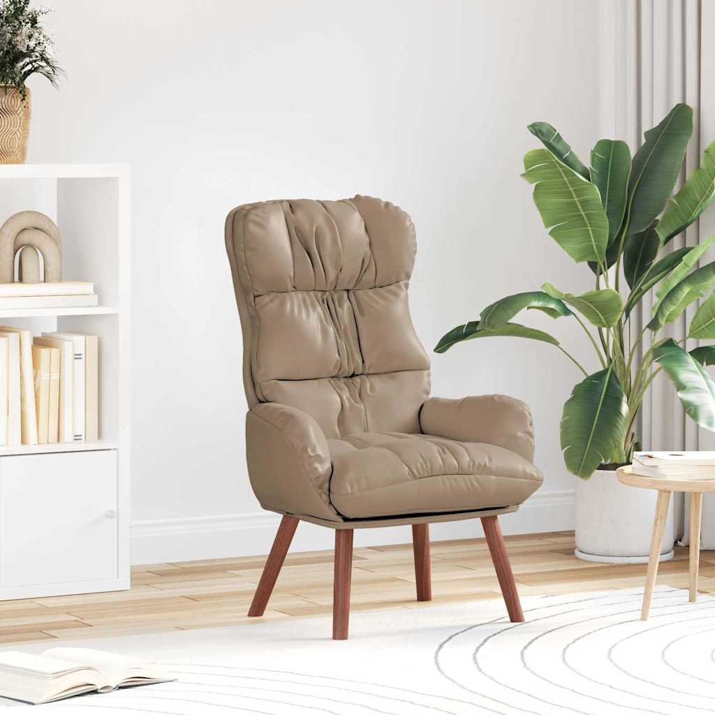 Avslappende Stol Cappuccino 69 X 74 X 93 Cm Kunstlær