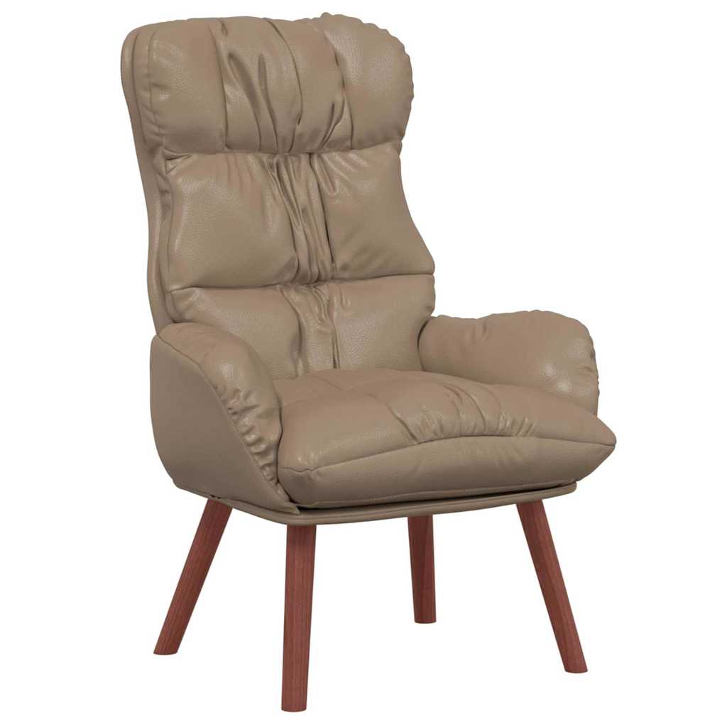 Avslappende Stol Cappuccino 69 X 74 X 93 Cm Kunstlær