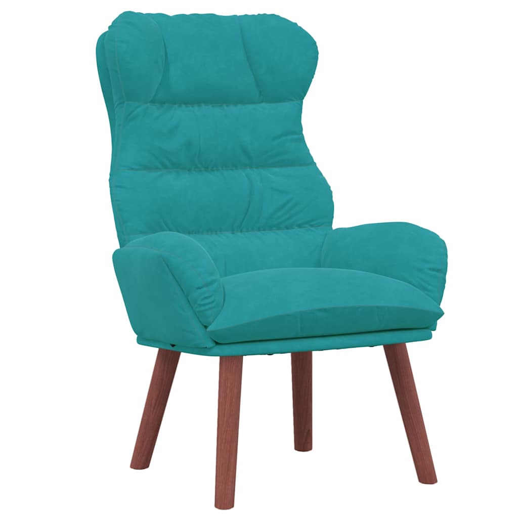 Avslappende Stol Turkis 69 X 74 X 93 Cm Fløyel