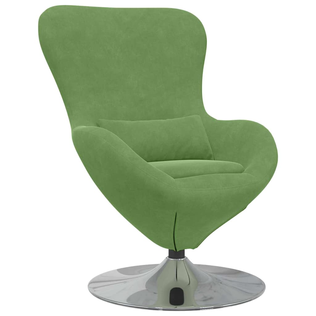 Eggstol Lysegrønn 63 X 73 X 90 Cm Fløyel