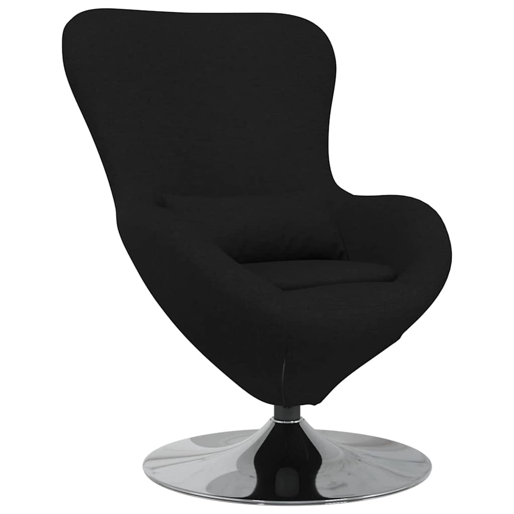 Eggstol Svart 63 X 73 X 90 Cm Stoff