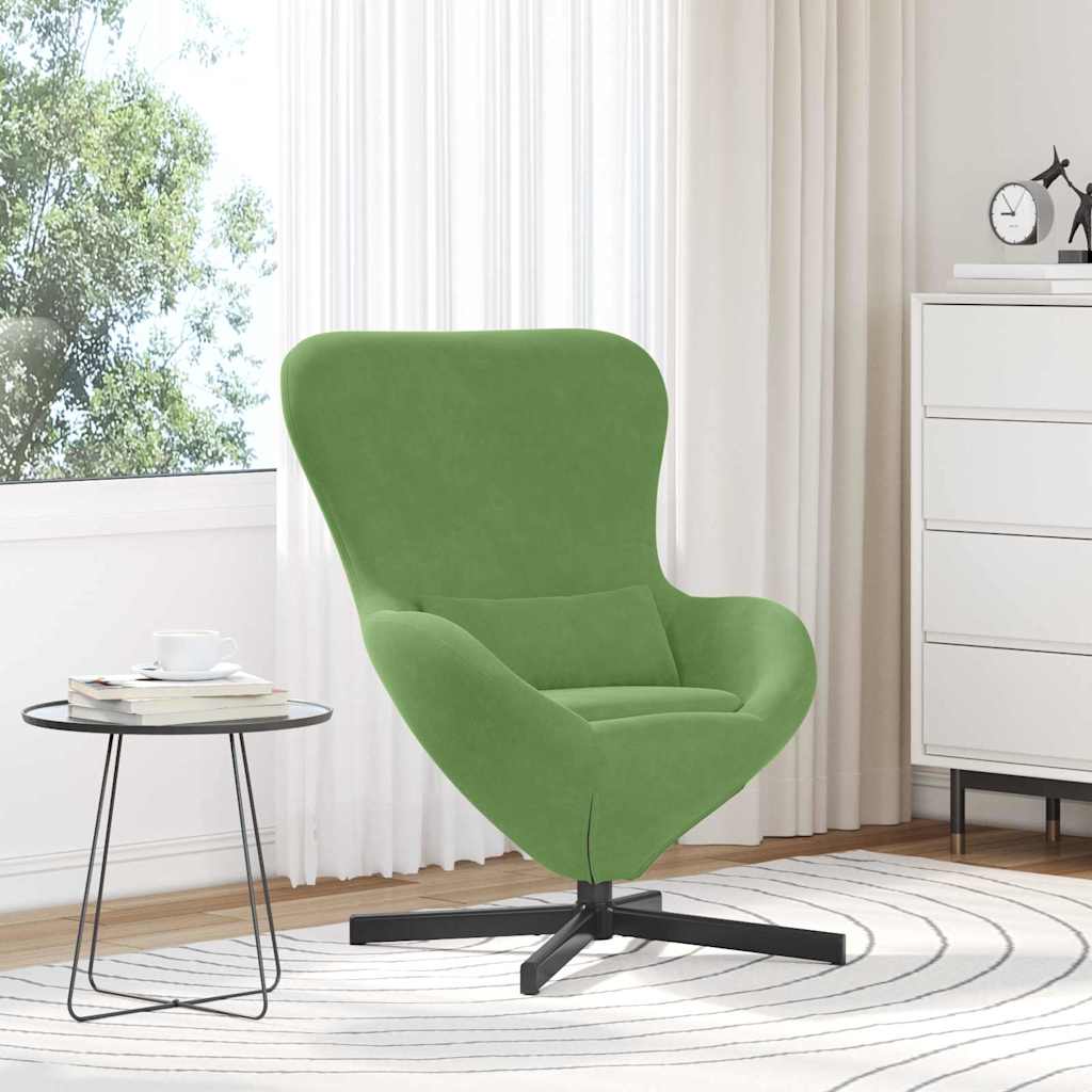 Eggstol Lys Grønn 63 X 73 X 90 Cm Fløyel