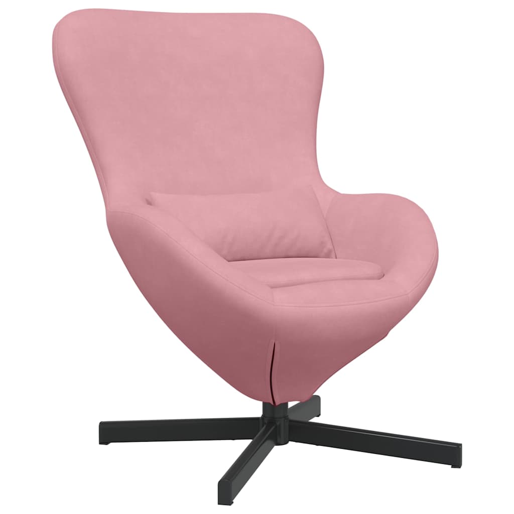 Eggstol Rosa 63 X 73 X 90 Cm Fløyel